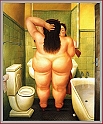 BOTERO FERNANDO (1932) - La Toilette. (1989)